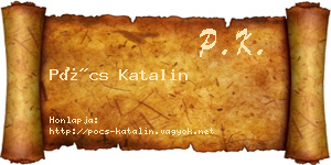 Pócs Katalin névjegykártya